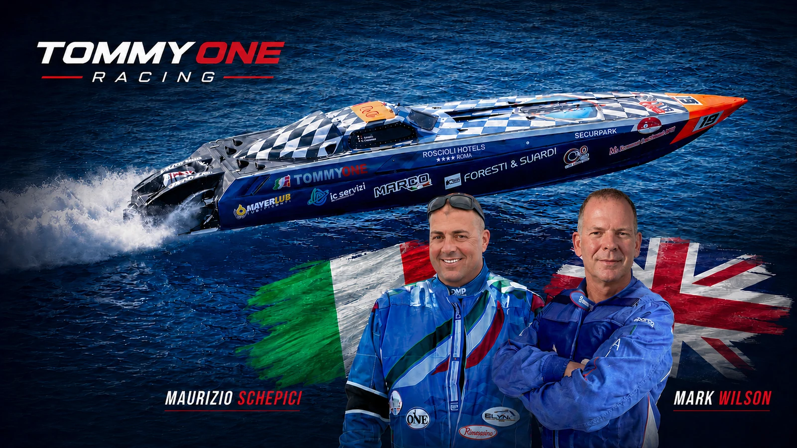 Tommy One racing with Maurizio Schepici and Mark Wilson